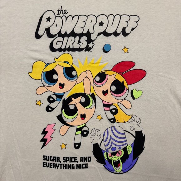 The Powerpuff Girls “Sugar, Spice, and Everything Nice” Graphic Cartoon T-Shirt - Picture 2 of 4
